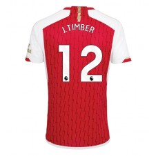 Arsenal Jurrien Timber #12 Hemmatröja 2023-24 Korta ärmar